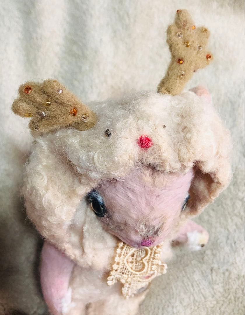 作家様 ハンドメイド ぬいぐるみ クリスマス トナカイ うさぎ