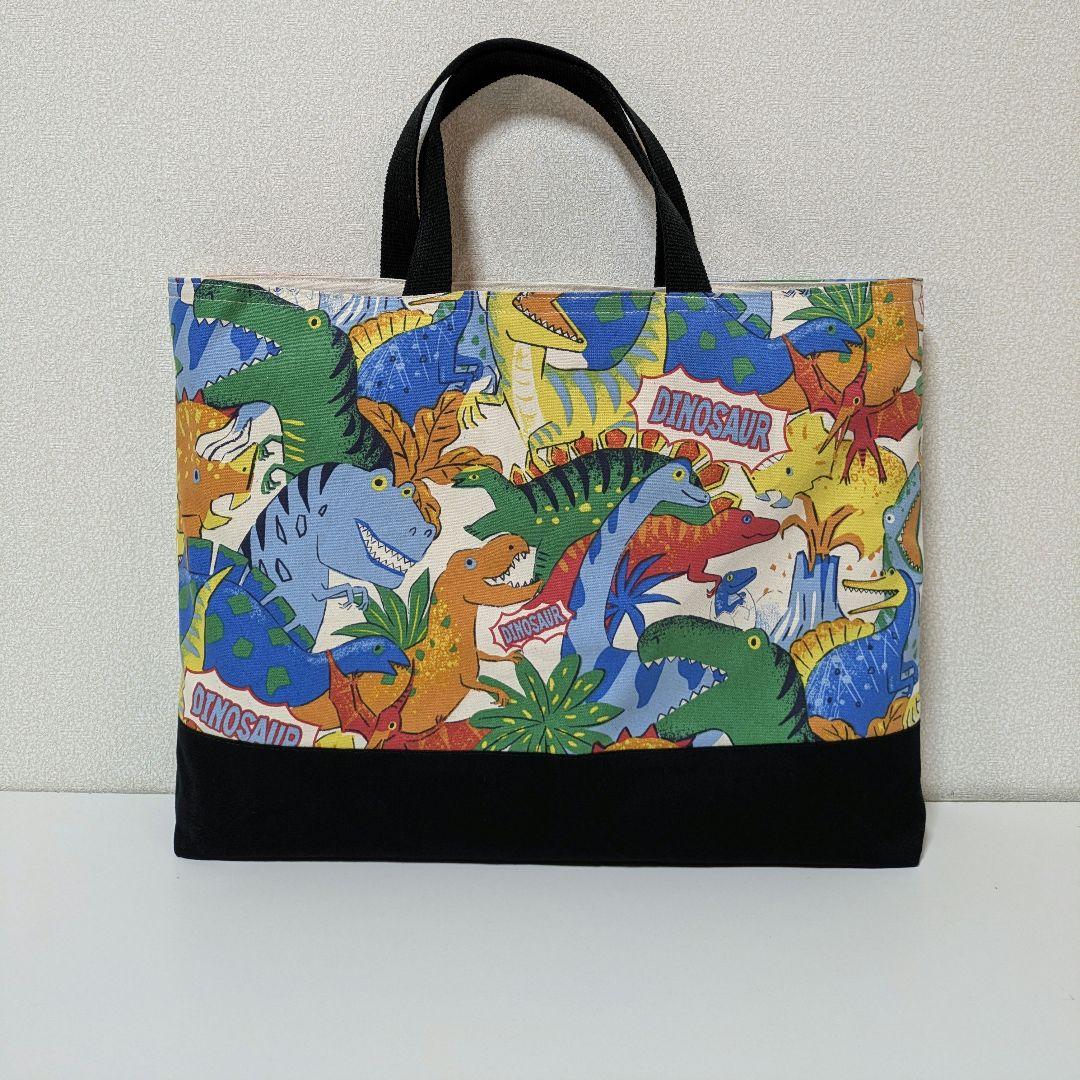 115 カラフル恐竜 入園入学準備3点セット ハンドメイド - メルカリ
