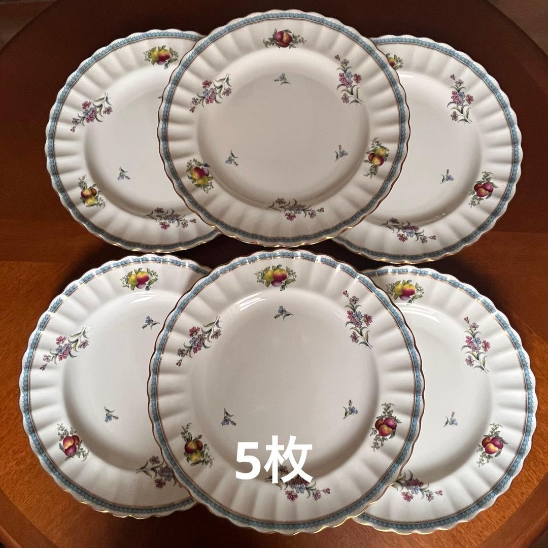 【希少品】スポード ★トラップネルスプレイズ★ディナー皿　5枚 1077000405349418_01_0413w.jpeg