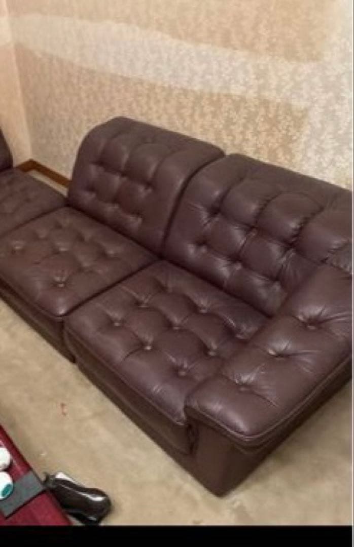 ア*ン様 【限界お値下げ！】カリモク　ダークブラウン ソファ 2.人掛け カリモク家具（KARIMOKU FURNITURE） カリモク ソファ ソファー