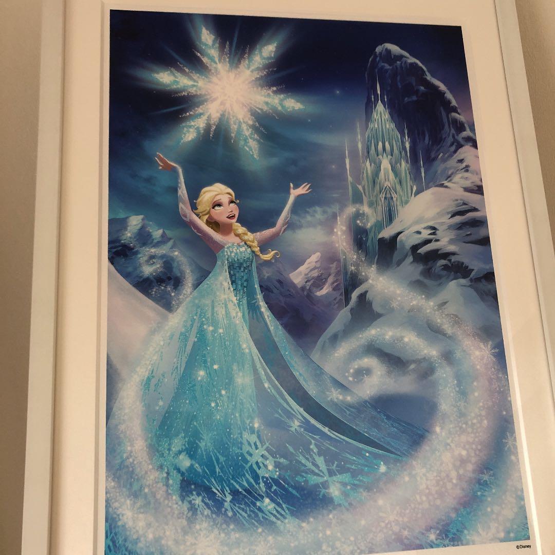 アナと雪の女王 複製原画（額装済）500枚限定 アナ雪 エルサ - メルカリ