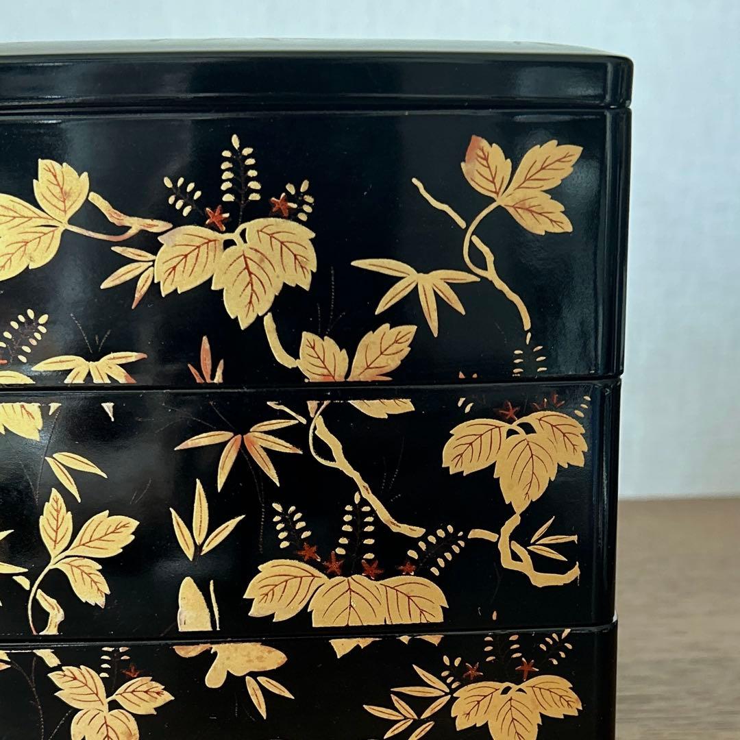 HANAE MORI ハナエモリ しっきシック 重箱 3段重 加賀 山中漆器 - メルカリ