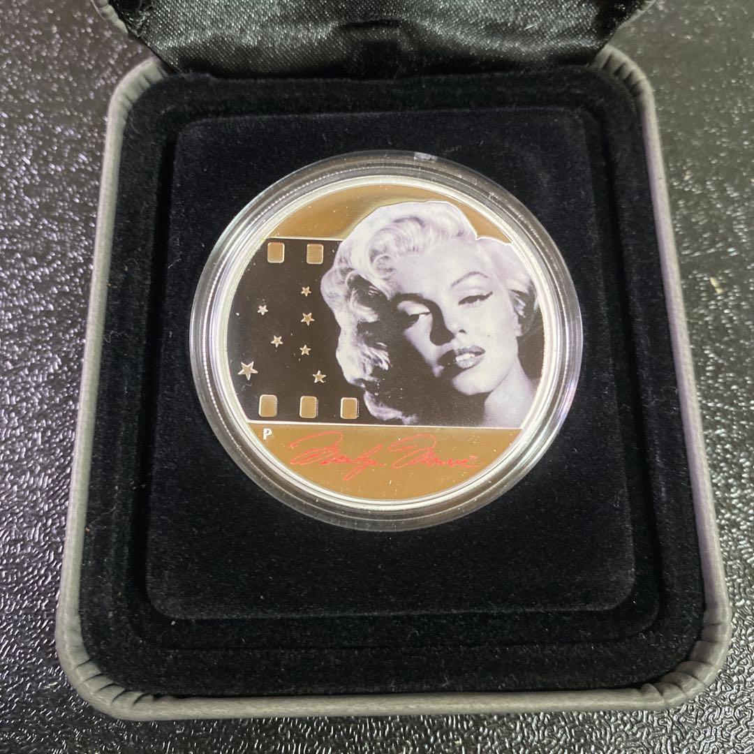 銀貨 99.9% 純銀 マリリンモンロー 銀貨 エリザベス女王 連合 ブリタニア