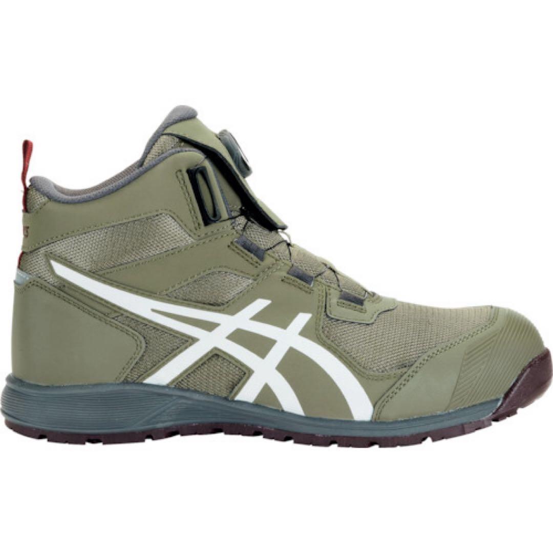 ASICS オリーブ ハイカット安全靴 27.0cm - メルカリ