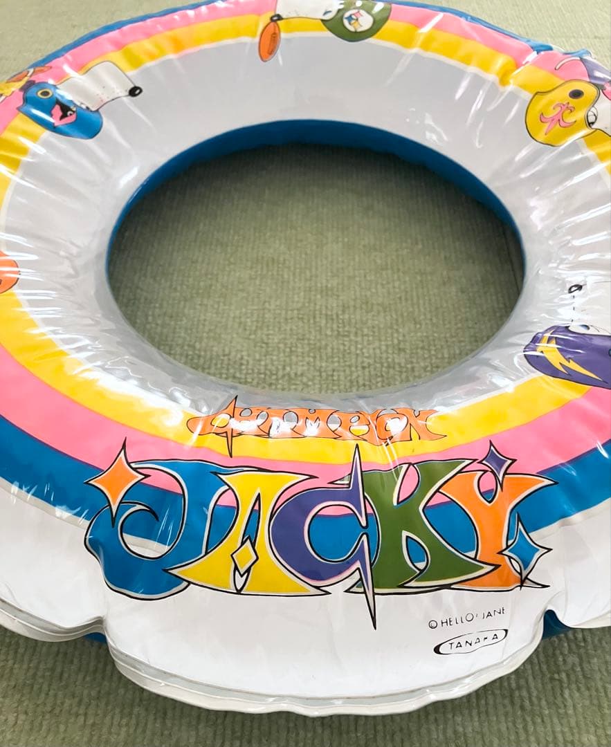 昭和レトロ CHAMPION JACKY 浮き輪 55cm 当時物 ヴィンテージ - メルカリ