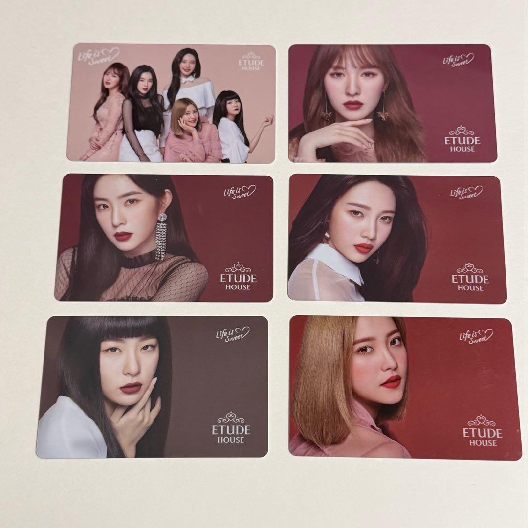 Red velvet エチュードハウス トレカ カード 6枚セット KPOP - メルカリ