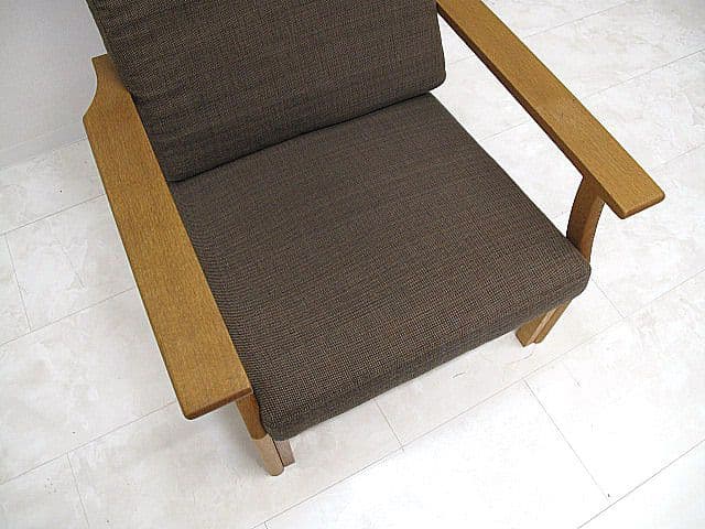 展示品 木馬舎 オーク無垢材イージーチェア 1人掛けソファ パーソナル
