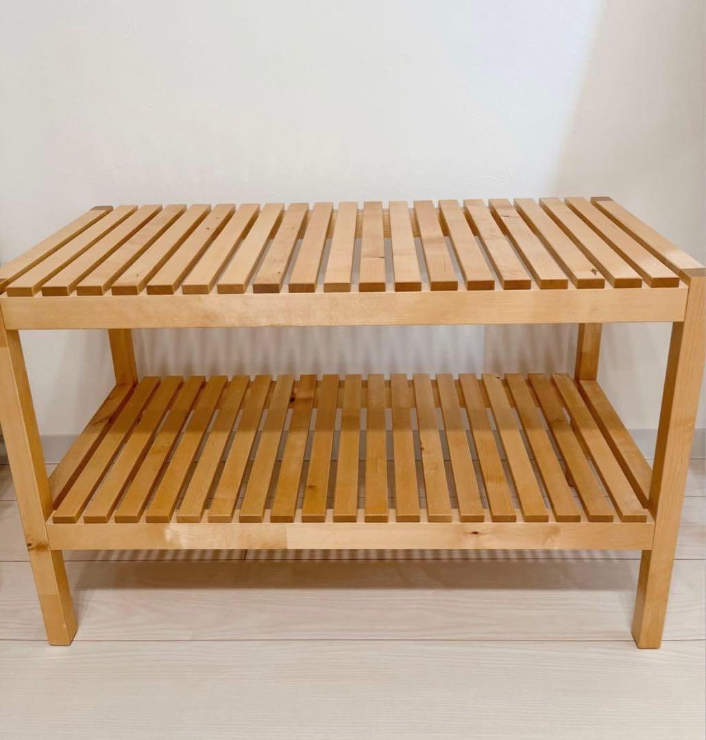 早い者勝ち　IKEA モルゲルベンチ IKEA - 【IKEA】MOLGER ベンチ, バーチ の通販 by ※プロフ確認