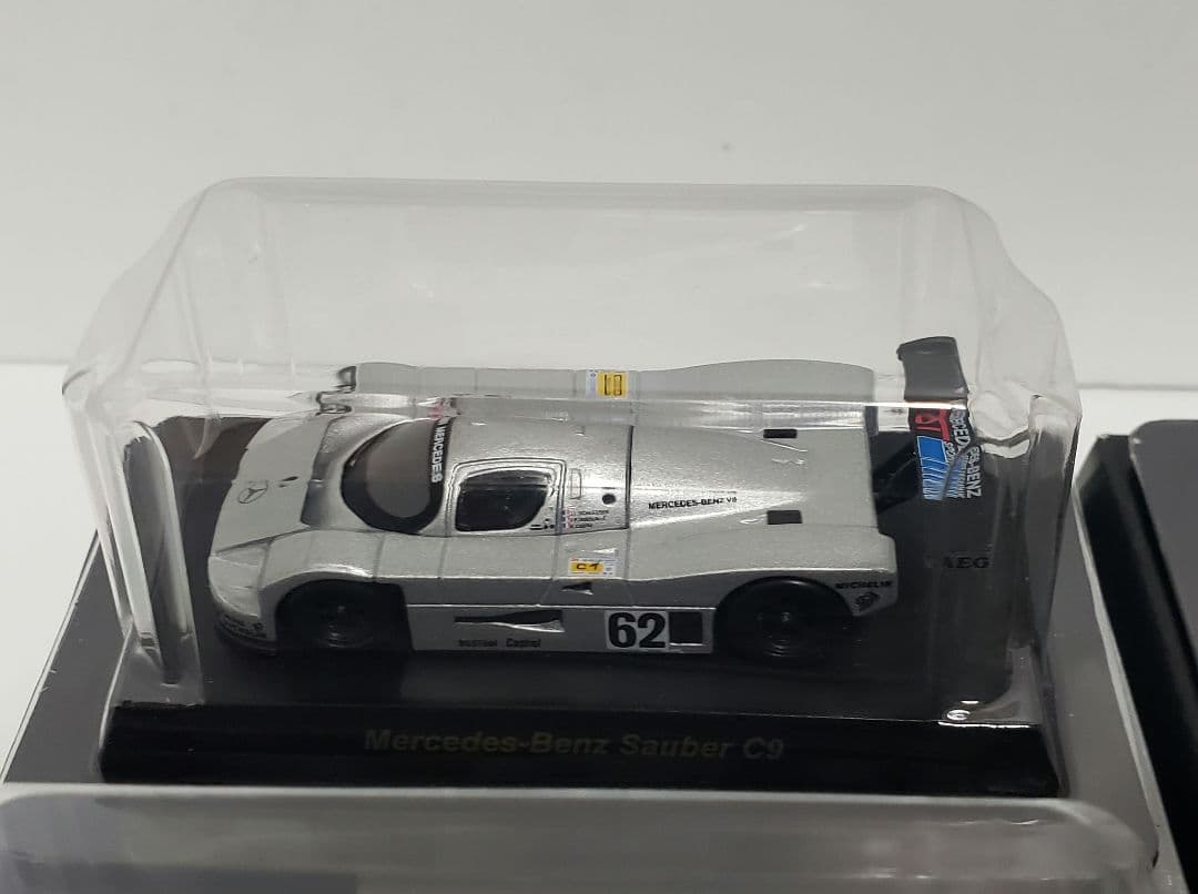 ⑪京商 1/64 サークルKサンクス メルセデス ザウバーC9ミニカー4台