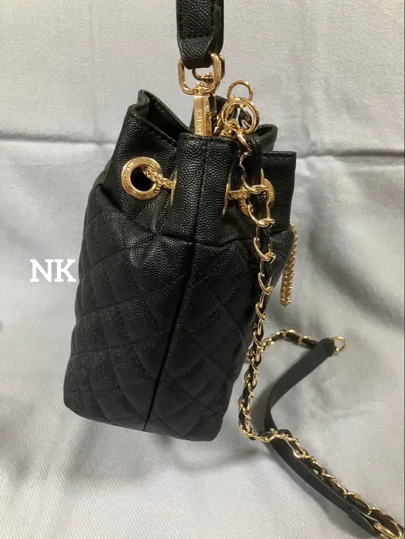 レザー 巾着ショルダーバッグ シャネル ノベルティ 3way VIP （2