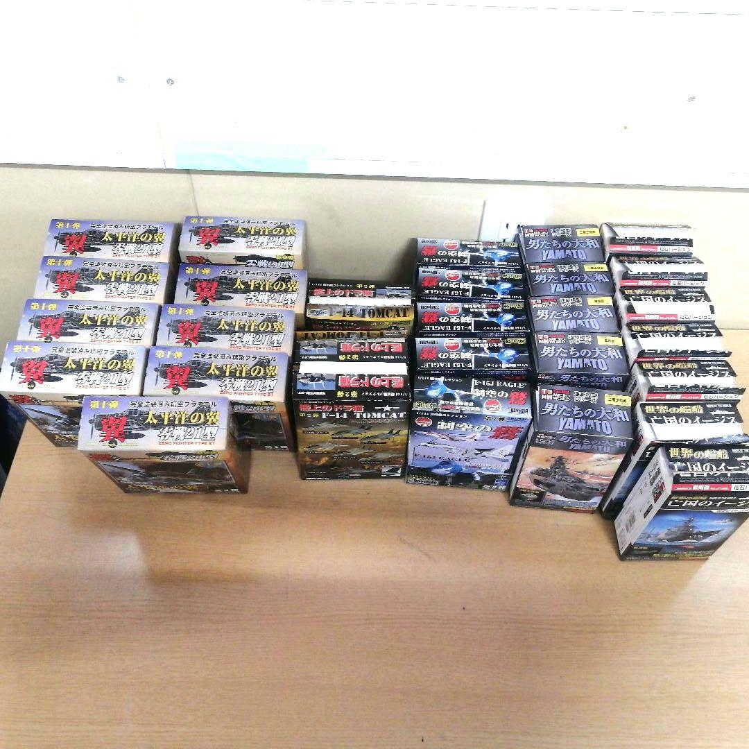 まとめ売り】未組立 未使用 戦闘機 戦艦 29箱 太平洋の翼 艦上の