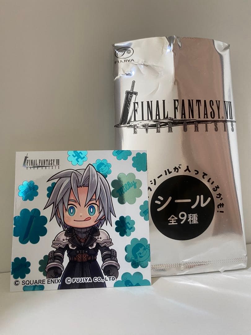 不二家×FF7EC（エバークライシス)コラボシール【シークレット】少年