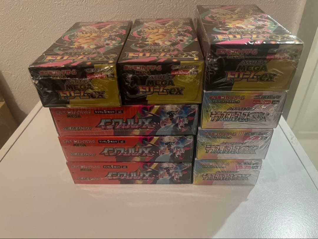 メガドリームex box シュリンク付き ポケモンカードboxまとめ売り