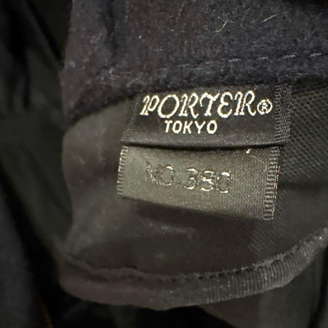 激レア】PORTER ポーター ウール ミニボストンバック ブラック