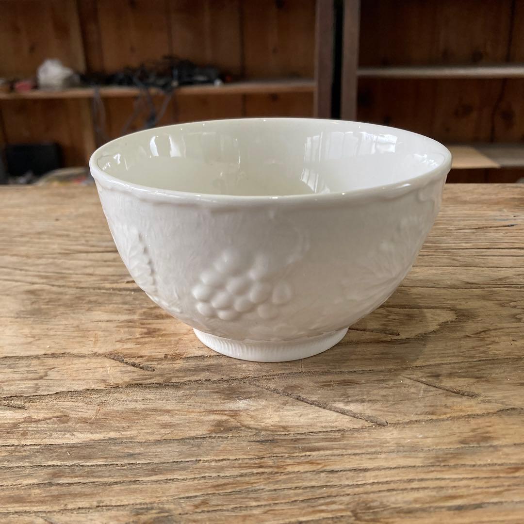 O*i様 英国製 Burleigh バーレイ ダベンポート カフェオレボウル 白