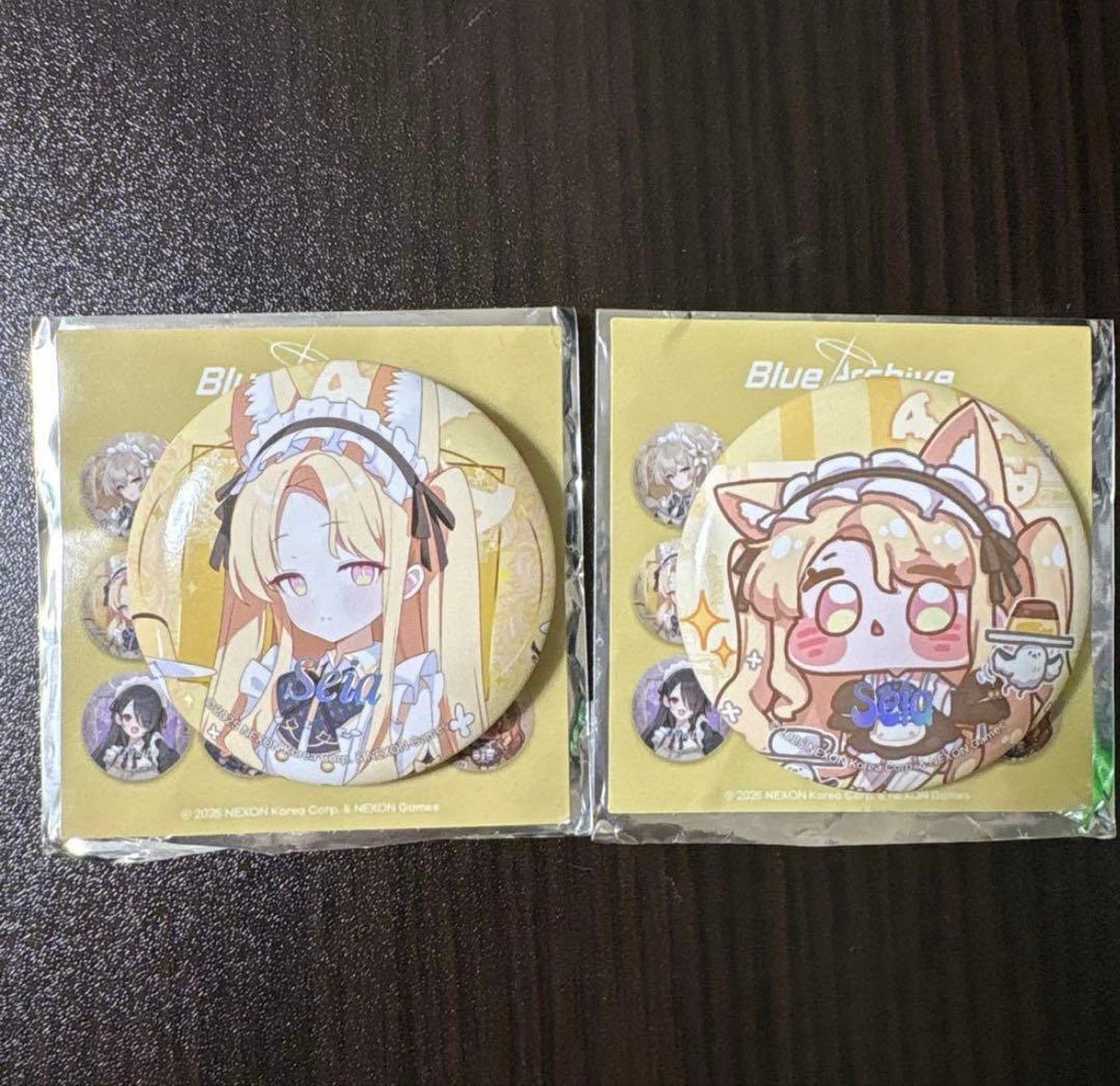 ブルーアーカイブ ブルアカ 百合園セイア 韓国限定 ランダム 缶バッジ