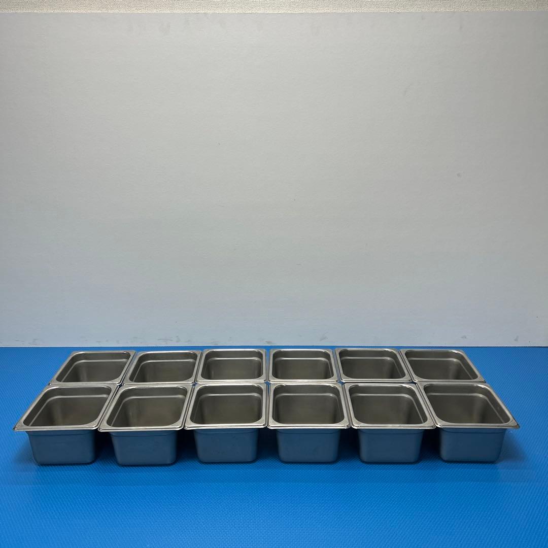 DO-EN ホテルパン　100mm 12個セット　1/6 ステンレス　業務用 18-8 ホテルパン 1/12サイズ 深さ100mm SH-1214 | SUGICO ORIGINAL