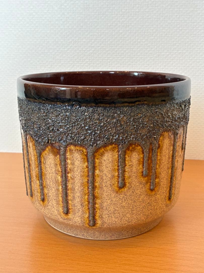 Fatlava Scheurich プランター 鉢 60年代 高さ11.7cm - メルカリ