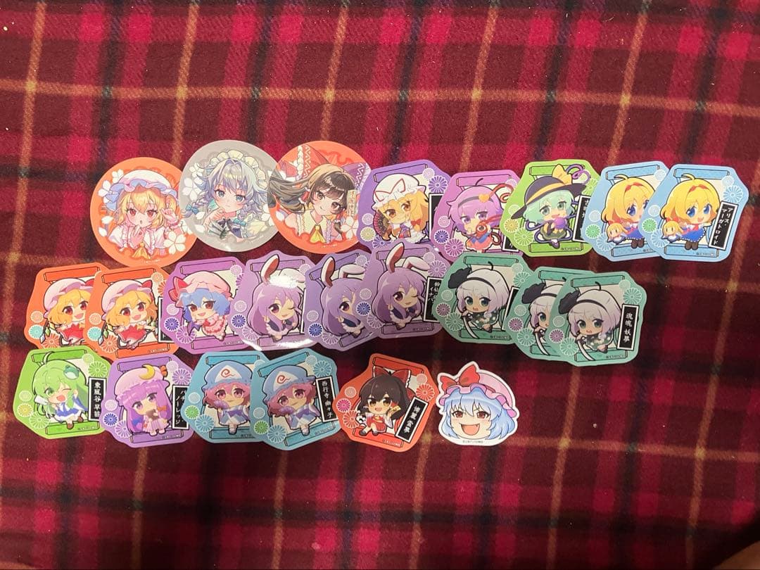 東方Project DAISO セリア アニメイト 特典 アクスタ 缶バッジ - メルカリ