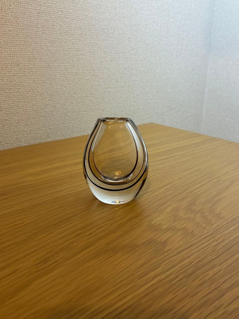 Kosta Boda ベース Vicke Lindstrand北欧　ビンテージ 北北欧ガラス/Kosta/Vicke Lindstrand/ ヴィッケ・リンドストランド