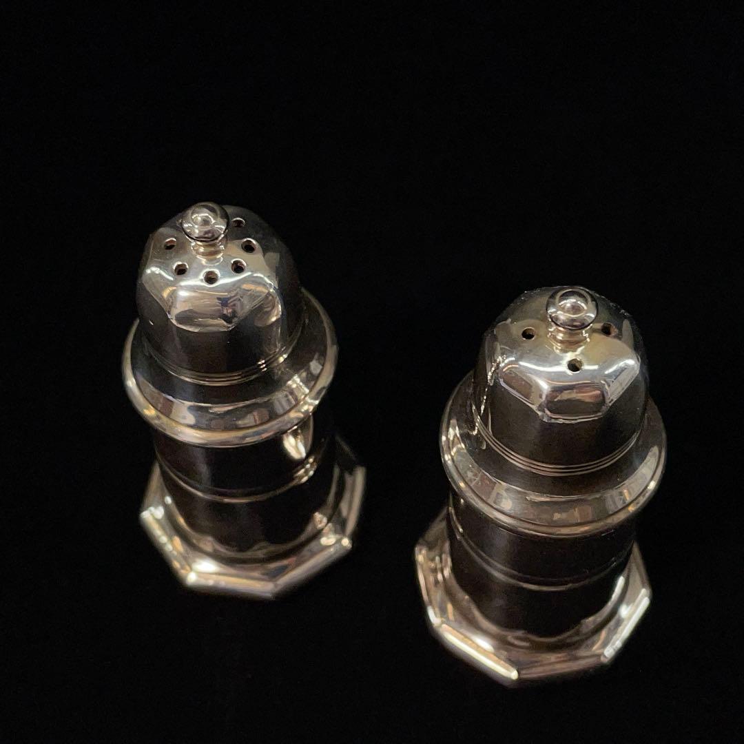 3705 クリストフル ペッパー&ソルト 調味料入 シルバーカラー - メルカリ