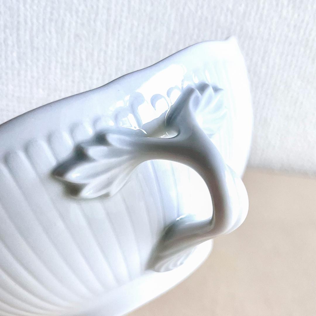 ☆新品未使用☆CESKY PORCELAN ダブルハンドル スープボール2点