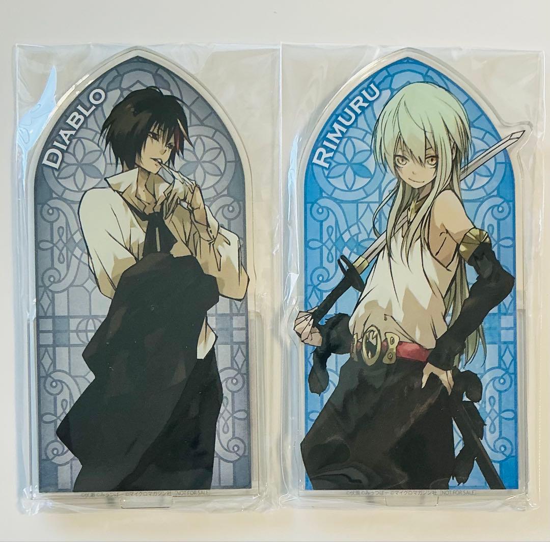 転スラ アニメイトポイント景品 アクスタ リムル ディアブロ - メルカリ