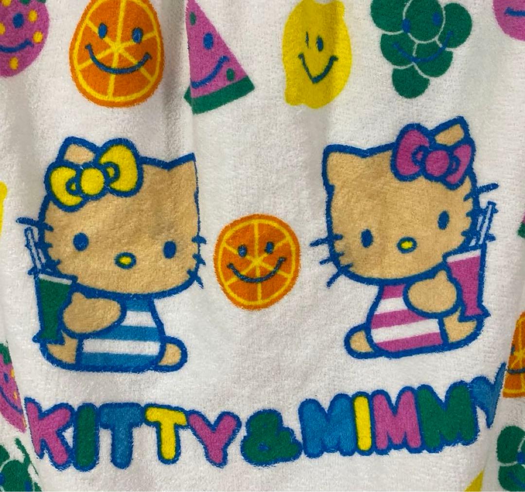 激レア 新品未使用品 日焼けキティ ミミィ ラップタオル 平成レトロ