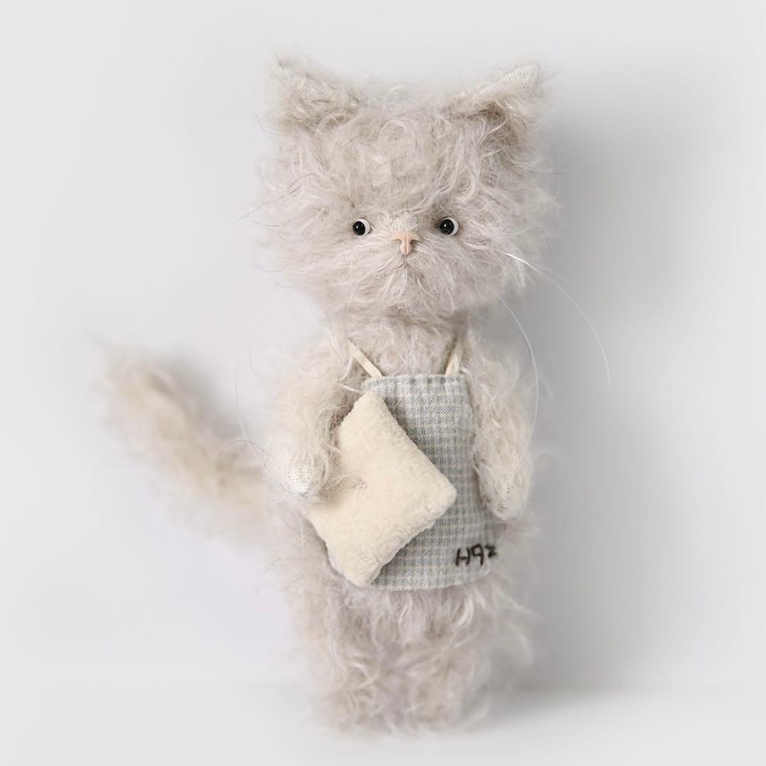 紳士服の猫さん アーティストベア テディベア 海外作家様 ハンドメイド