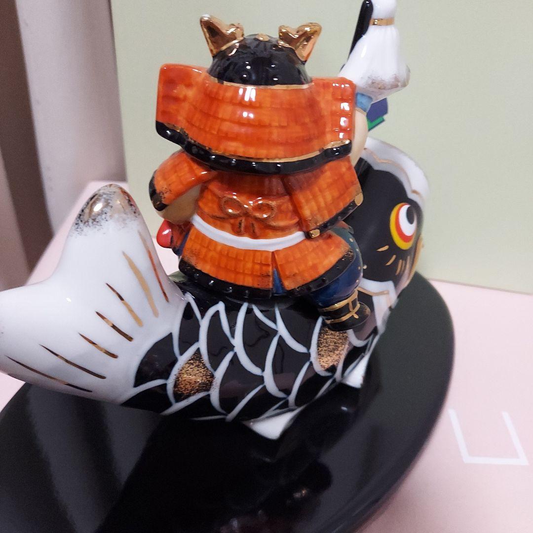 美品 五月人形 光堂作 陶器 瀬戸焼 薬師窯 こいのぼり 人形 - メルカリ