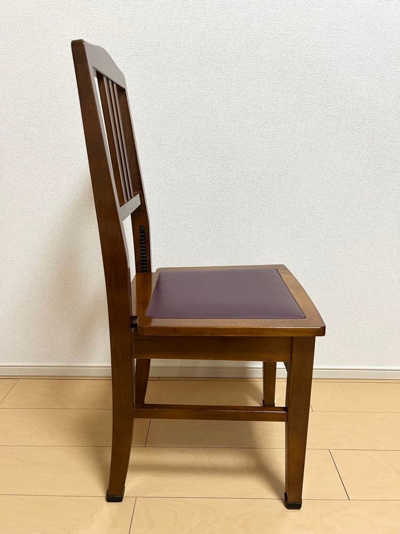 ピアノ トムソン椅子 木目 茶 ウォールナット