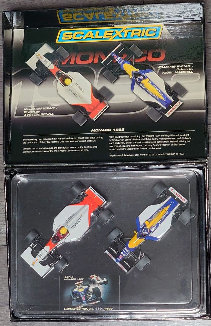 Scalextric Monaco 1992 限定版 2台セット 1/32 - メルカリ