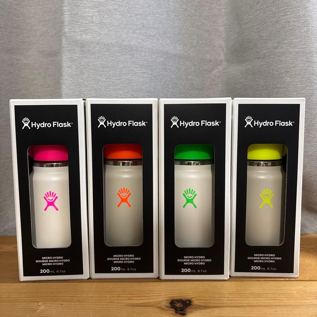Hydro Flask Micro Hydro 200mL 4色セット U3VSIRSO2NFDXOOT4LTYBLTULQ.png