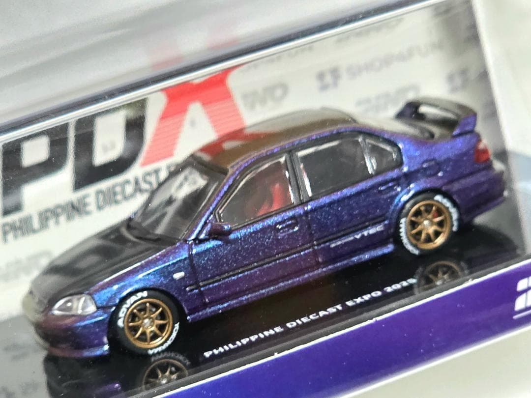 INNO64 CIVIC PHILIPPINE DIECAST EXPO 限定 INNO64 × PDX 限定車[2025菲律賓合金展限定] INNO64 Honda Civic Ferio