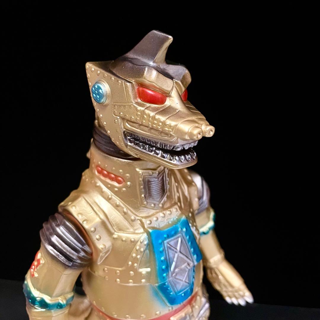 ブルマァク 復刻版 メカゴジラ ゴールドのソフビ