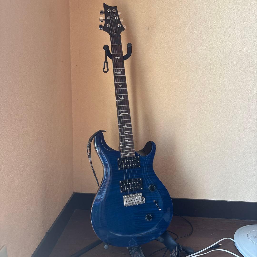 PRS Custom SE ダークブルー PRS Paul Reed Smith SE Custom 24 Whale Blue w/bag – Tone Shop Guitars