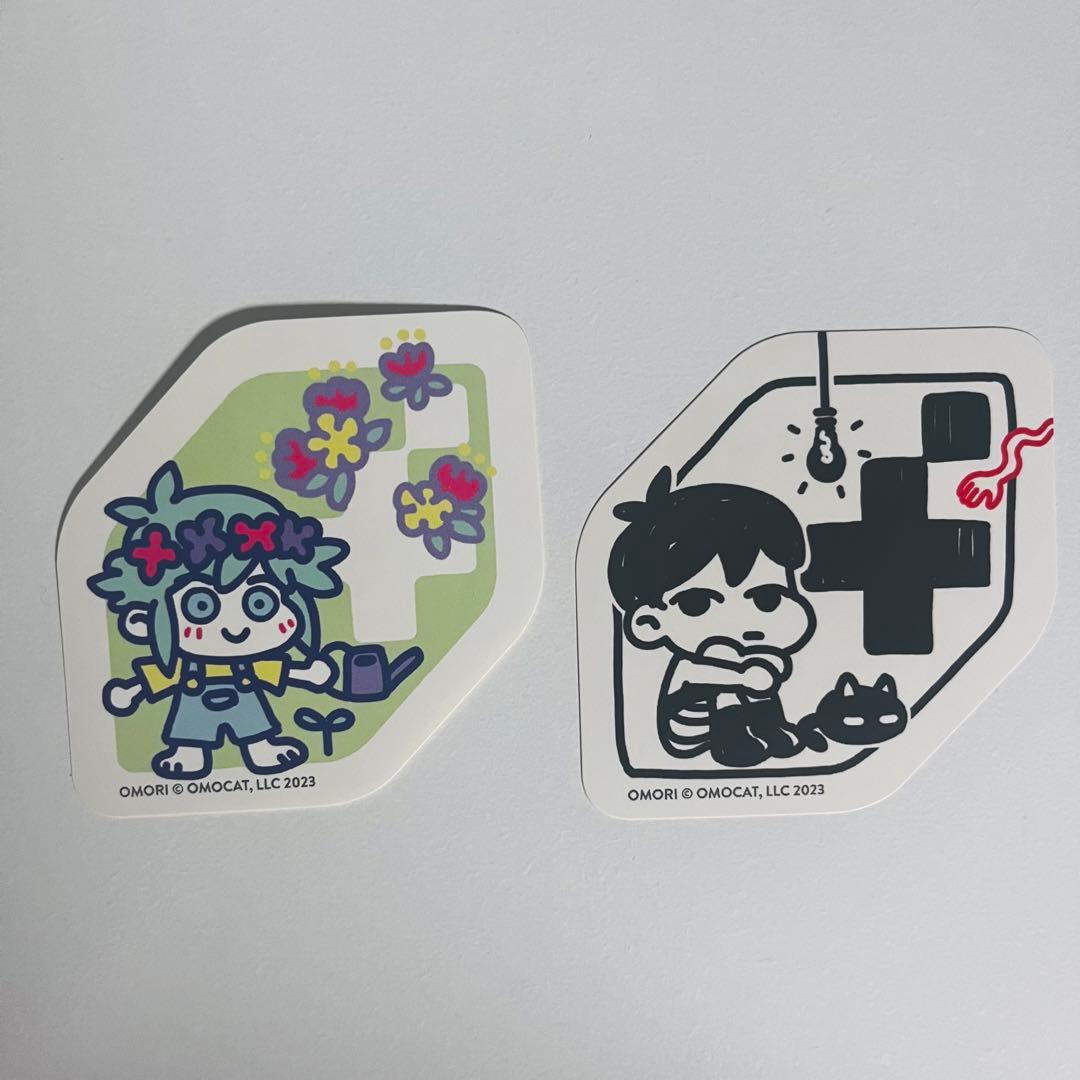 OMORI Fangamer購入特典 ステッカー バジル オモリ 2点セット - メルカリ
