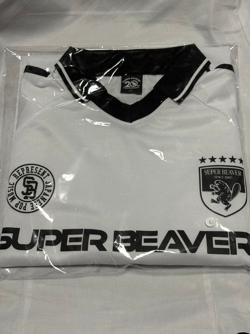 SUPER BEAVER サッカーシャツ ホワイト L - メルカリ
