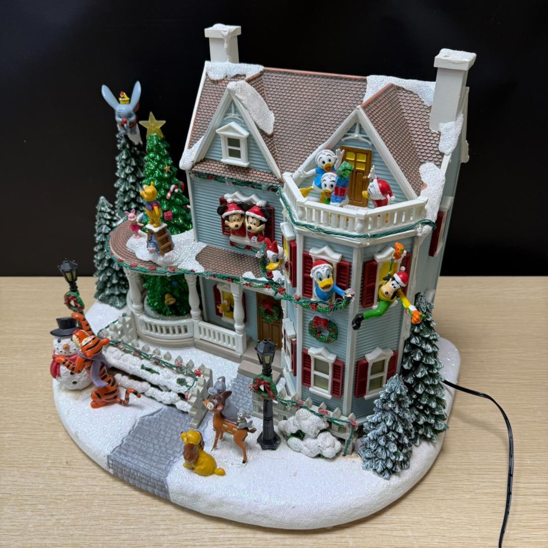 ★ディズニー ホリデーハウス　オルゴール　クリスマス 楽天市場】ディズニー クリスマスオブジェクリスマスビレッジ 13ピース