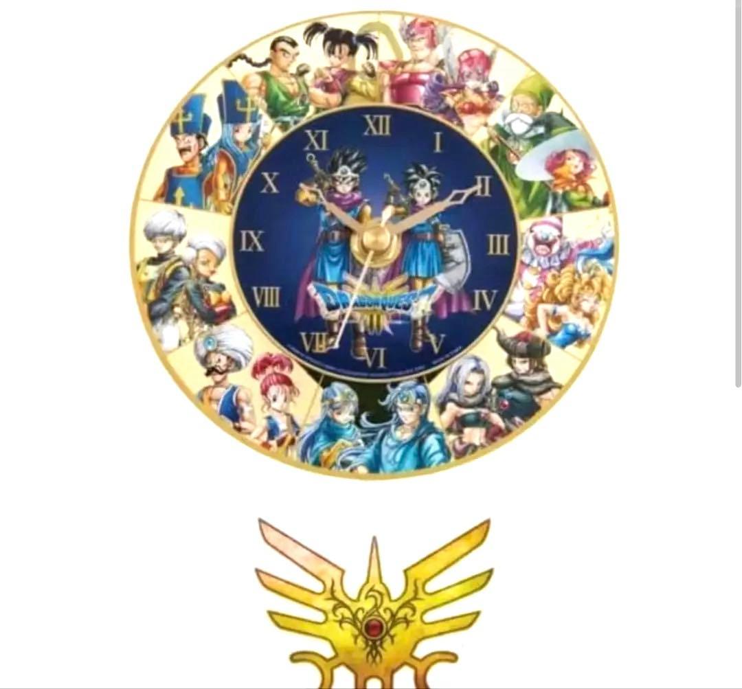 ドラゴンクエスト 壁掛け時計 HD-2D版 20cm ドラゴンクエスト AM 壁掛け時計 〜HD-2D版DQIII発売記念デザイン