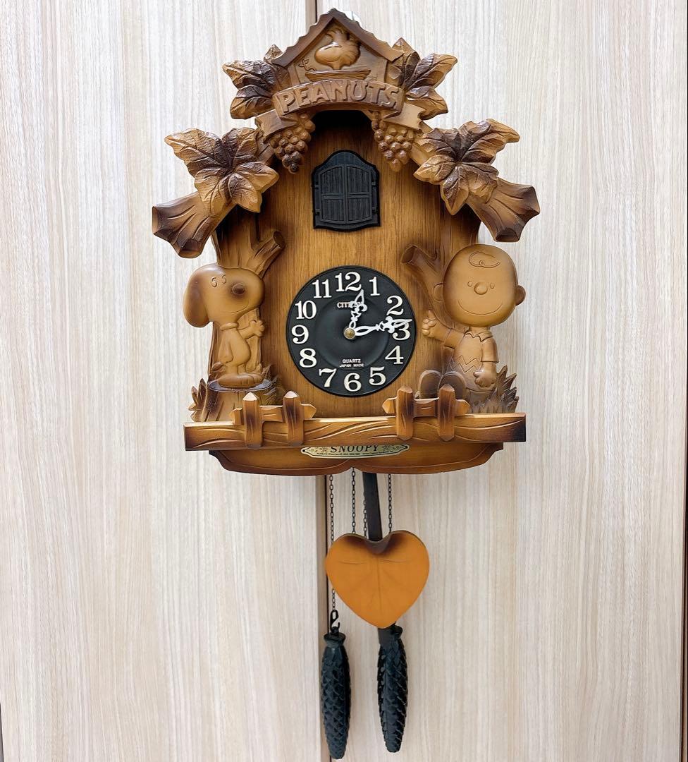 美品✨シチズン スヌーピー 鳩時計 からくり時計 ヴィンテージ