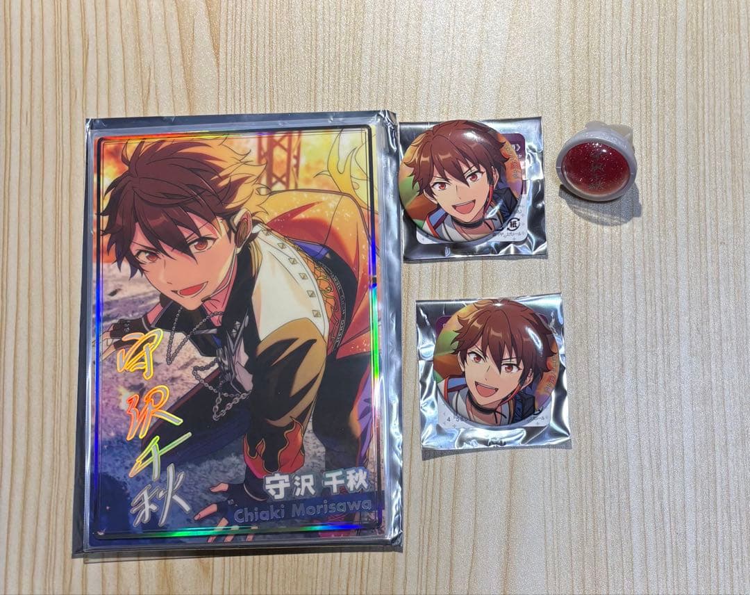 あんスタ 守沢千秋 缶バッジ ぱしゃっつ リンライ まとめ売り - メルカリ
