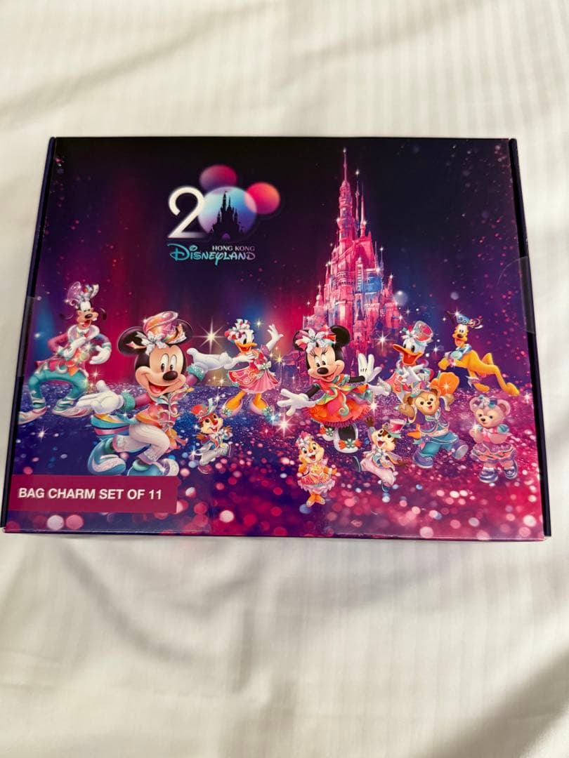 香港ディズニー 20周年 ネームタグ キーホルダーセット - メルカリ