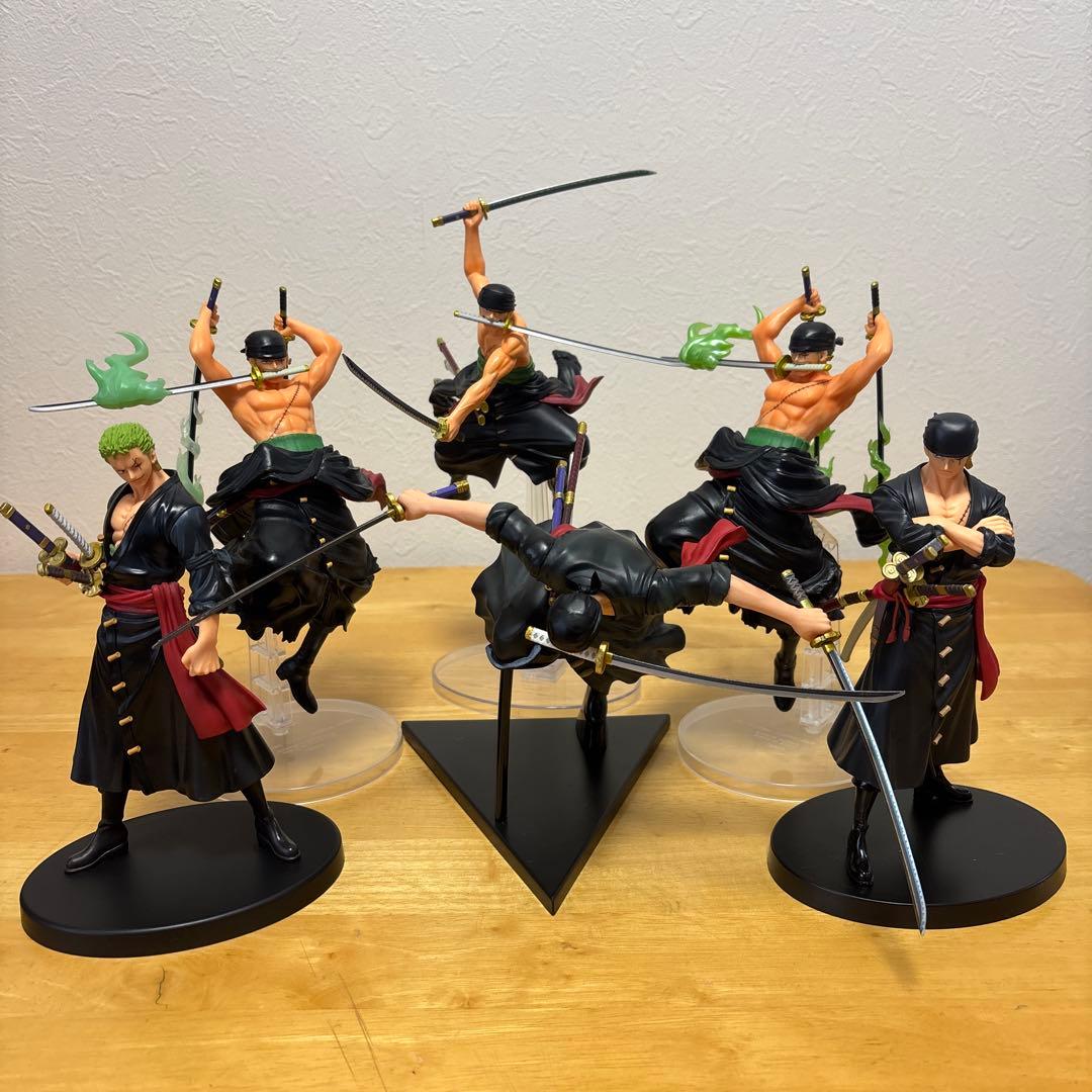 一番くじ ワンピース ゾロ フィギュアセット おまけ付き - メルカリ