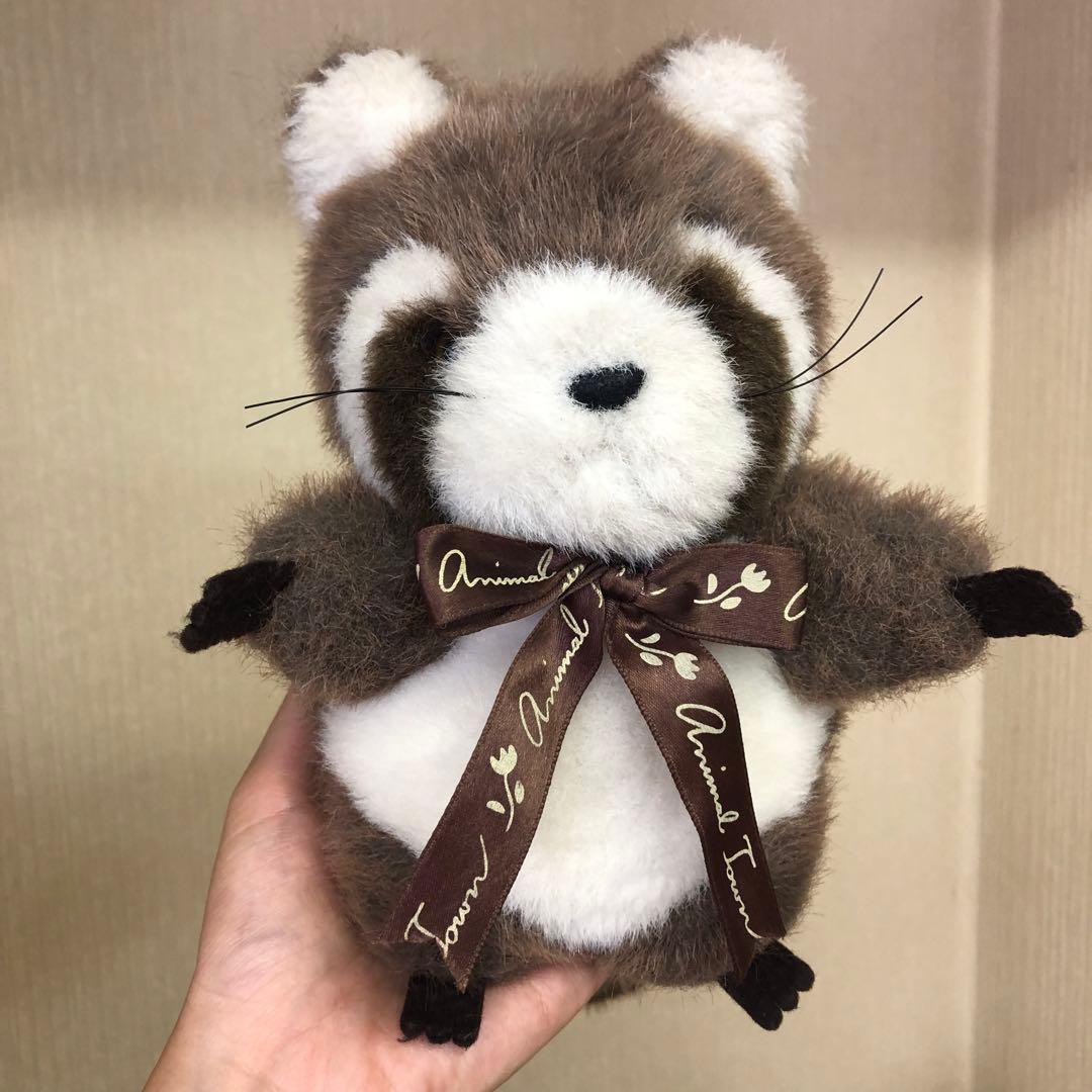 昭和レトロ ぬいぐるみ たぬき レッサーパンダ アライグマ オルゴール