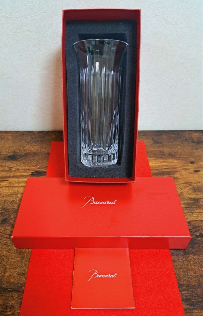 バカラ フローラ ビゾー フラワーベース 花瓶 一輪挿し ストレート型 バカラ（Baccarat） 一輪挿し 名入れ フローラ ベース ビゾー 花瓶