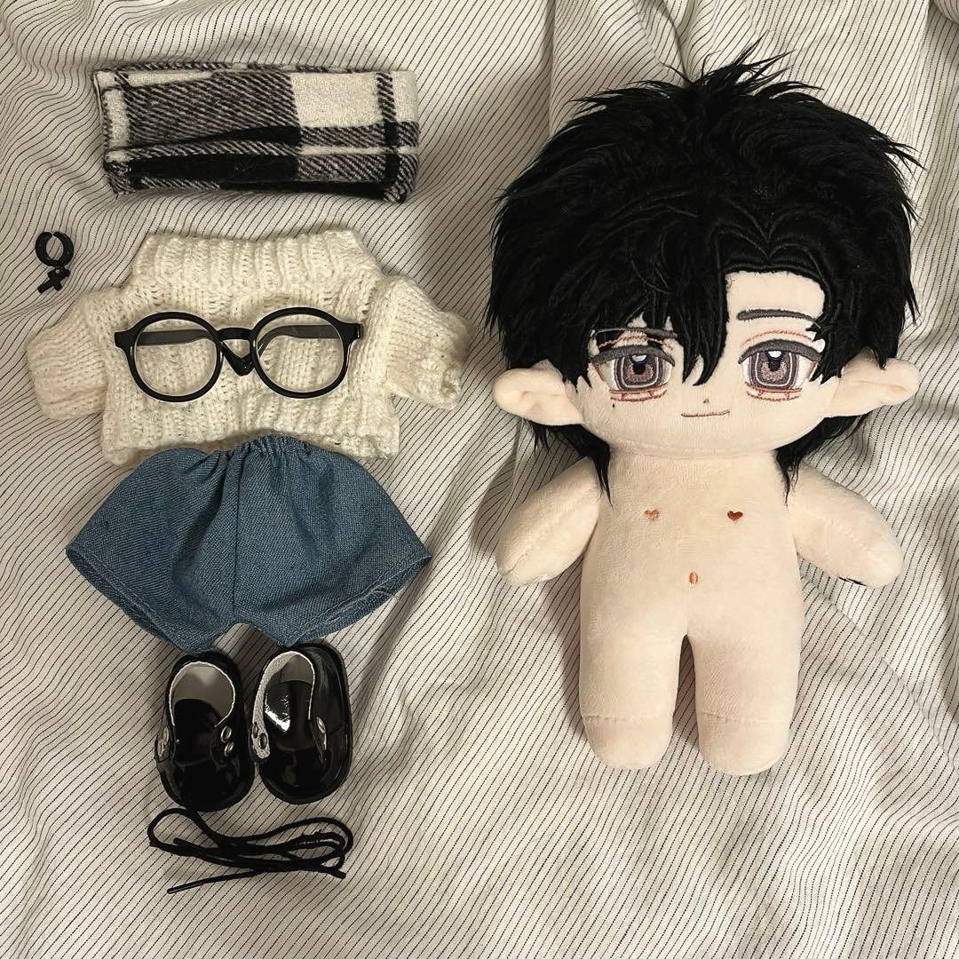 服装付き/スケルトン入り20cm/ENTP属性/着せ替えぬいぐるみ - メルカリ