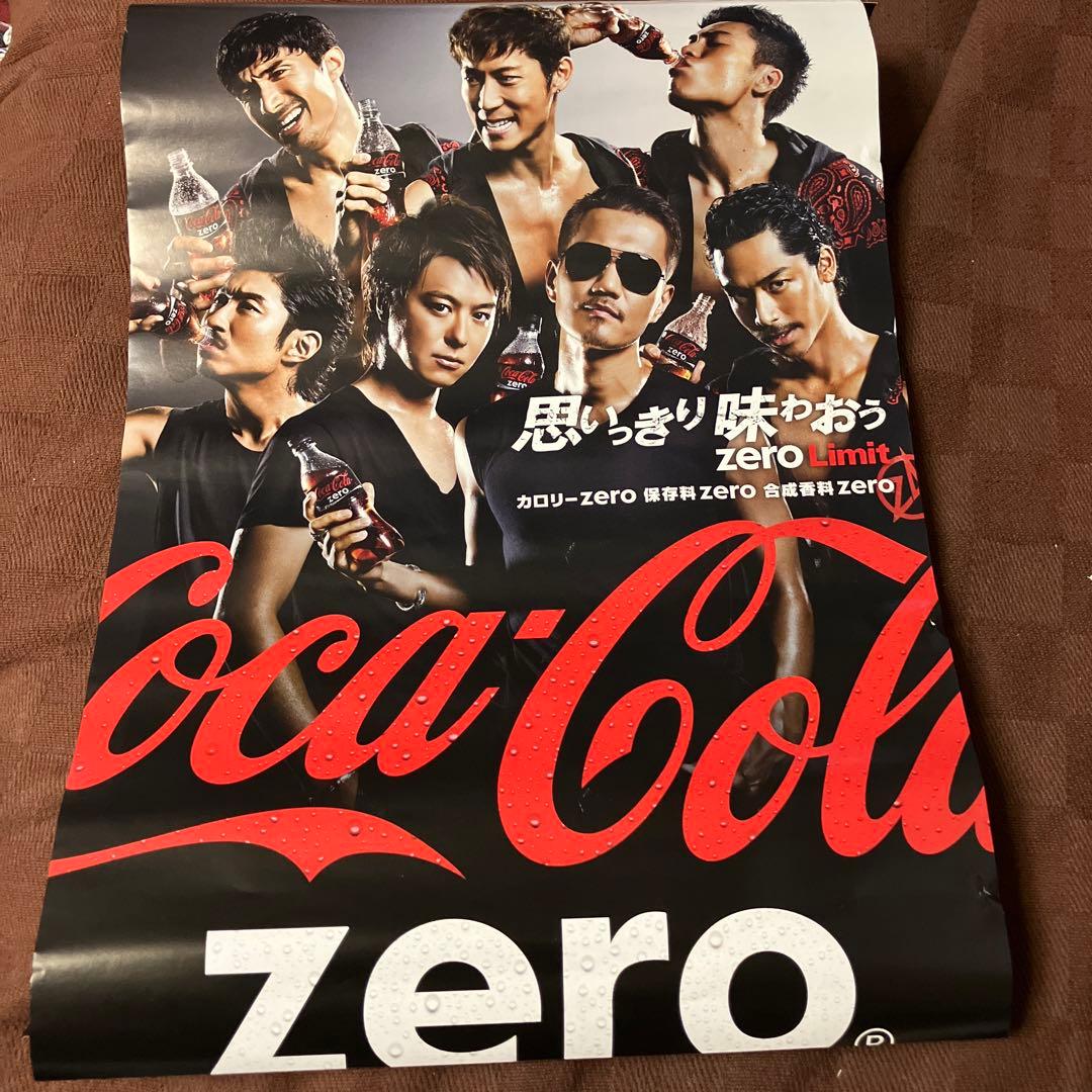 EXILE コカコーラゼロ クリアファイル ポスター - メルカリ