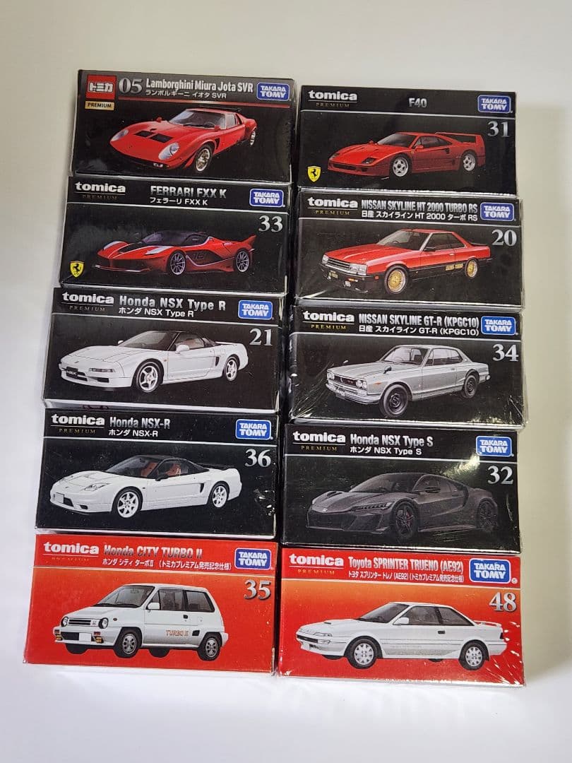 トミカプレミアムミニカー10台セット トミカプレミアム 10th Anniversary Collection｜トミカプレミアム