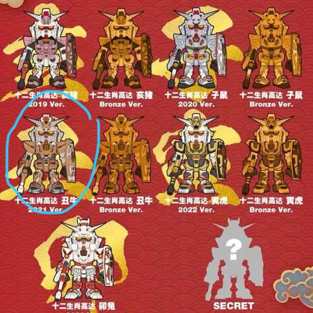 QMSV MINI 干支 ガンダム 丑牛 十二支ガンダム フィギュア - メルカリ
